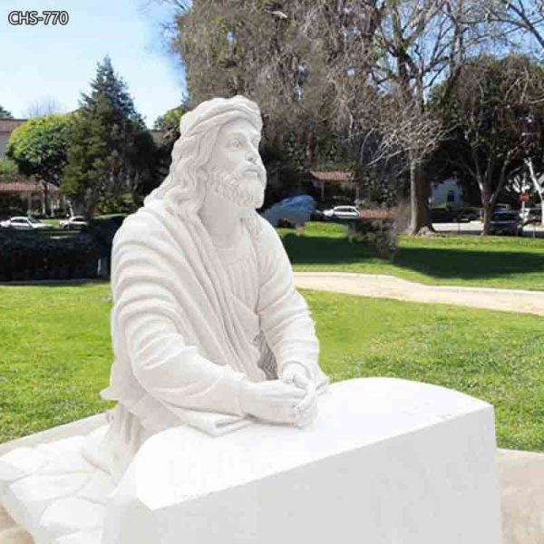 Jesus Praying in the Garden of Gethsemane Marble Statue for Sale CHS-770 (5)