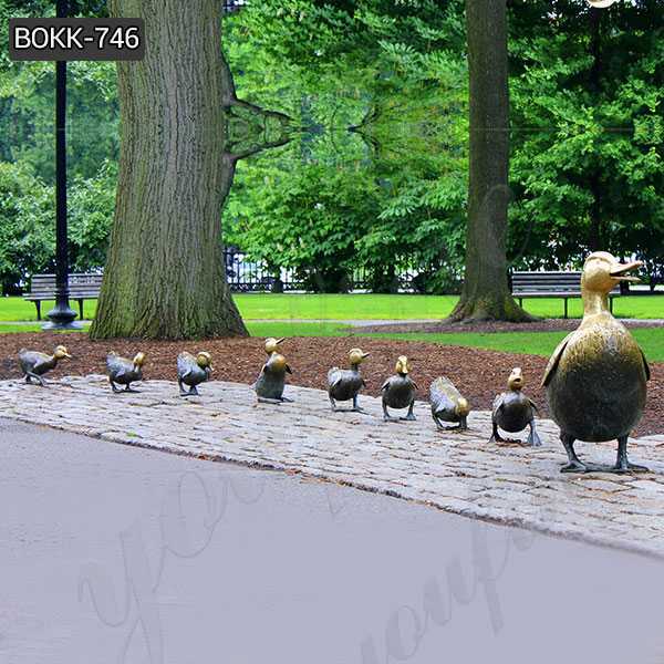 Make Way for Ducklings Bronze Statue Lawn Ornaments for Sale BOKK-746