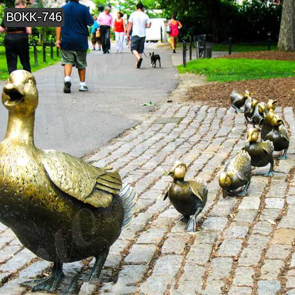 Make Way for Ducklings Bronze Statue Lawn Ornaments