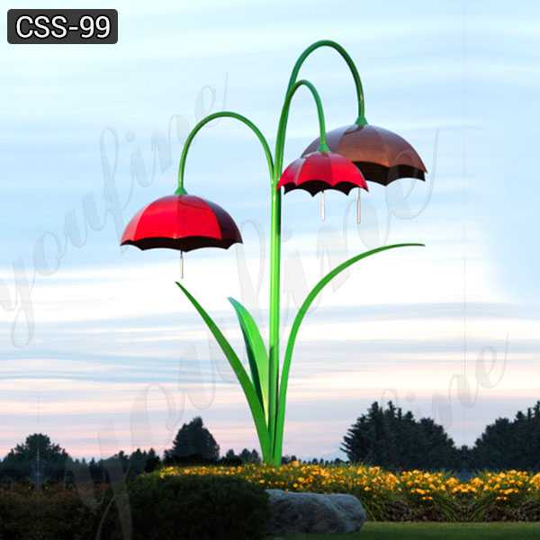 Hot Sale Outdoor Modern Metal Umbrella Stainless Steel Sculpture CSS-99