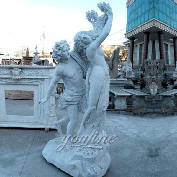 Outdoor famous marble Apollo and Daphne statue for garden for sale