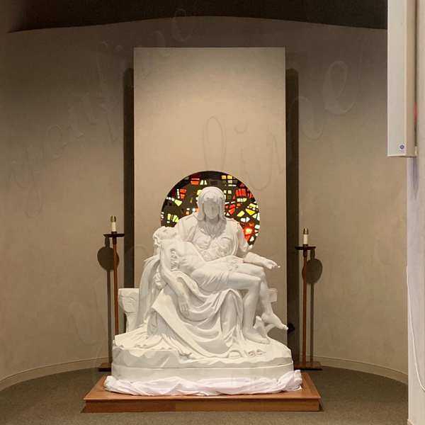 Marble Michelangelo Pieta Sculpture Made for Our American customer