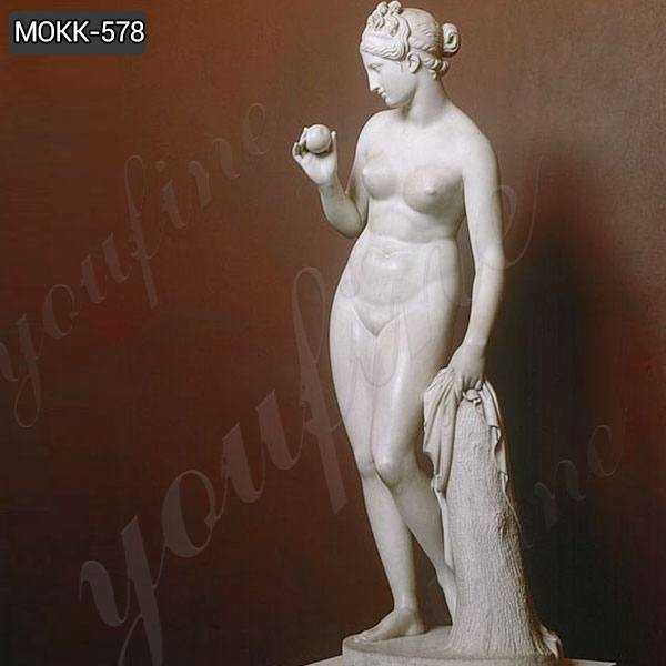 Venus with Apple by Thorvaldsen Marble Statue