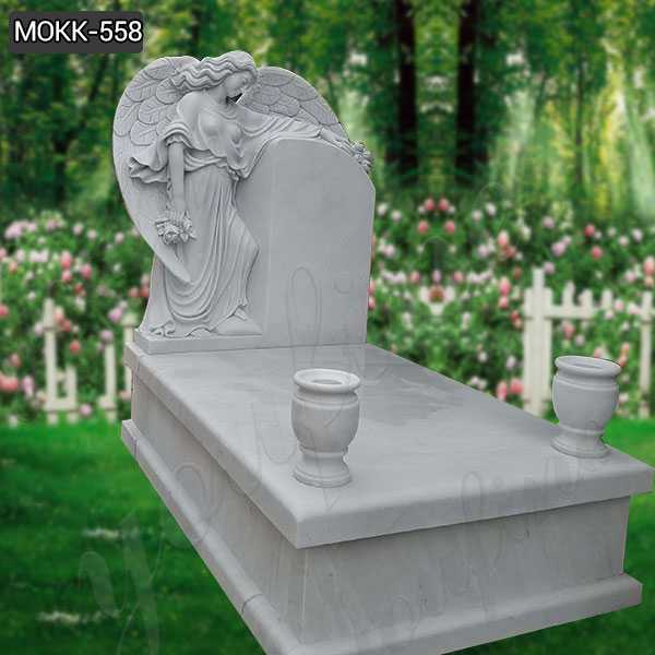 Where to Buy White Marble Angel Headstones for Graves