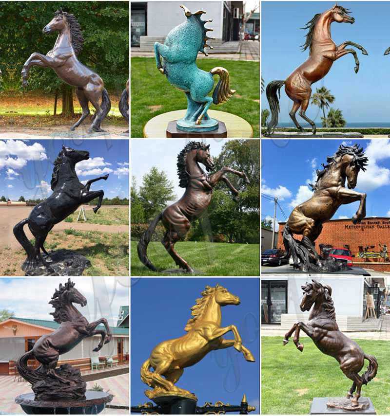 antique bronze horse statues for sale