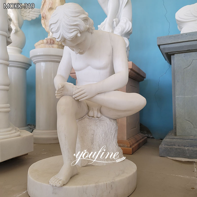 boy with thorn statue replica