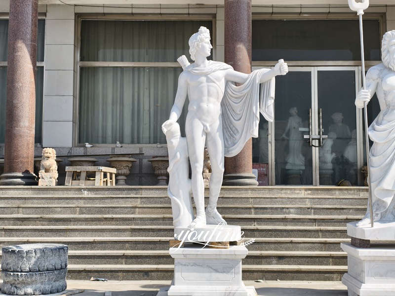 marble Apollo statue replica