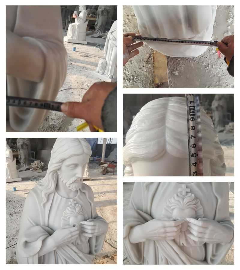 marble stone of jesus statue