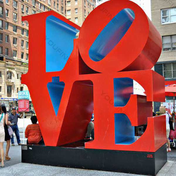 How to Maintain Stainless Steel Love Sculpture