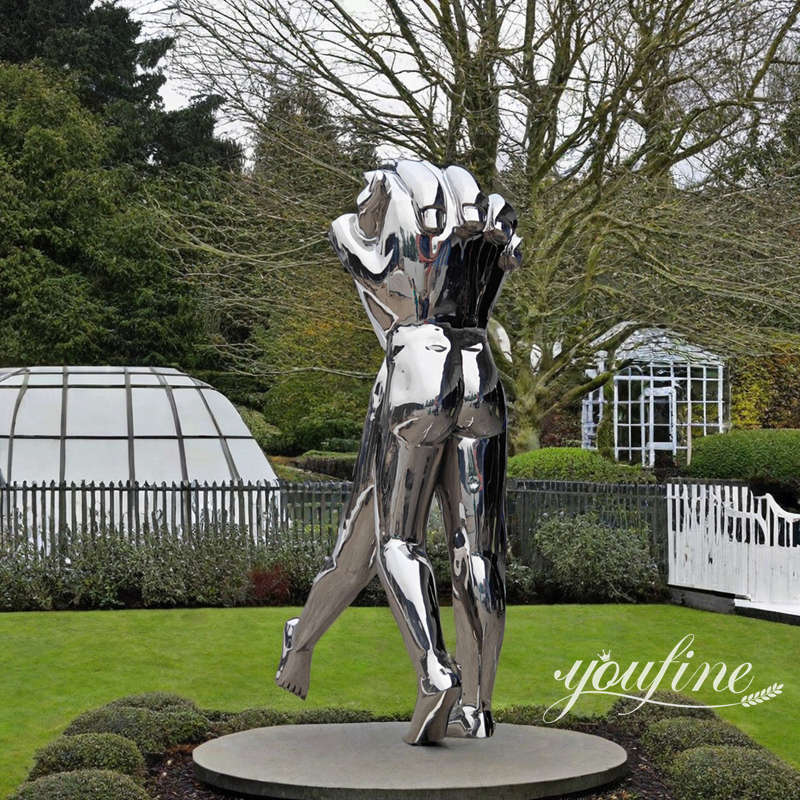 mirror polished hand sculpture