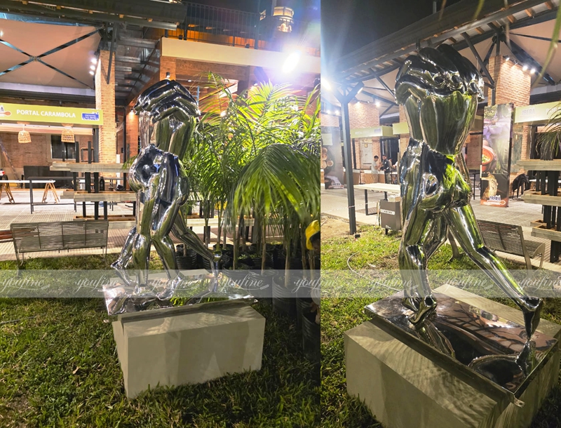 abstract embracing sculpture client feedback