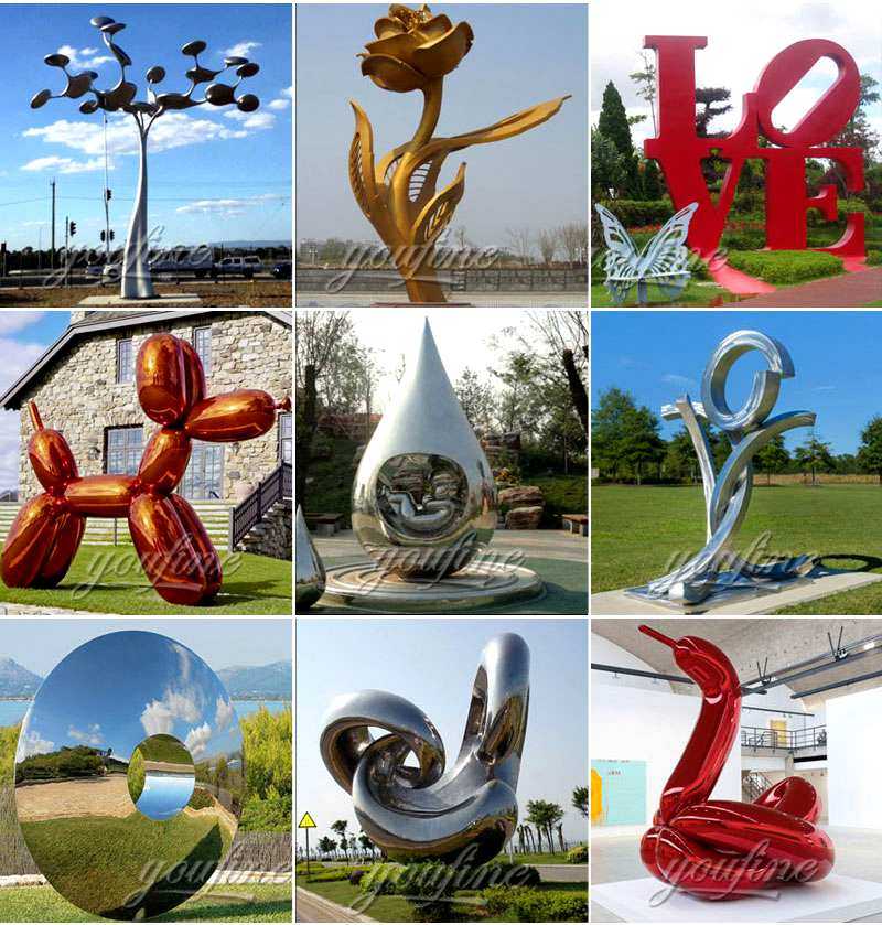 stainless steel love sculpture manufacturers