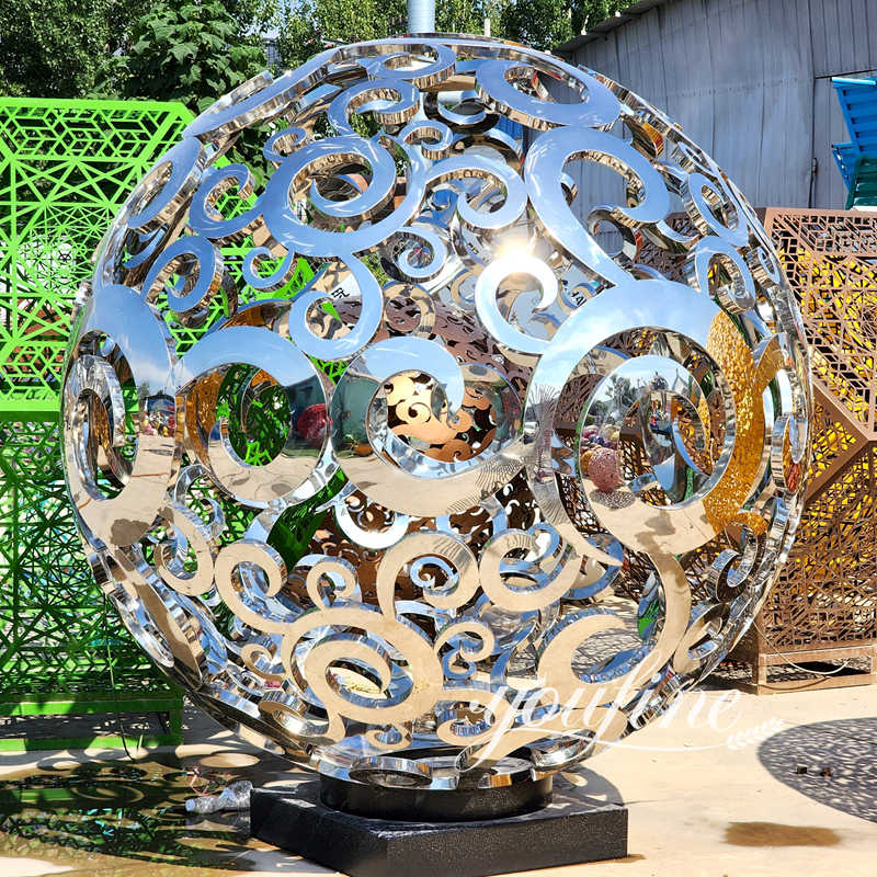 custom steel ball sculpture