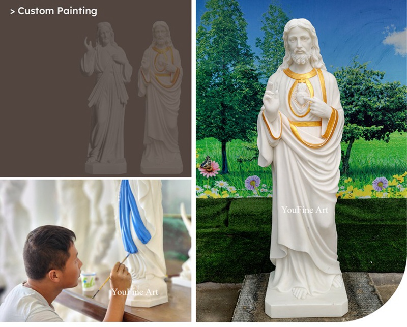 youfine marble Jesus statue for sale 