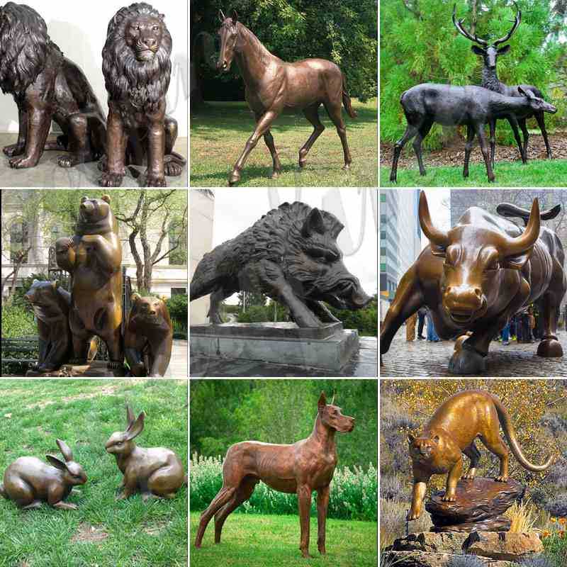 Bronze animal statue for sale