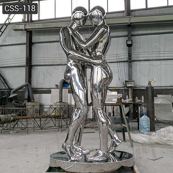 Custom Made Stainless Steel Figurative Metal Sculpture for Sale CSS-118