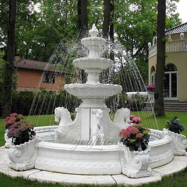 Why people want to install a marble water fountain in their home?