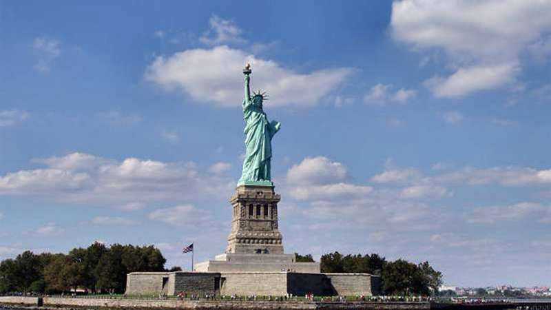 Famous Bronze Statue of Liberty