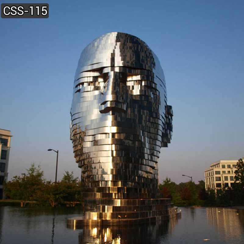 Outdoor Metalmorphosis Stainless Steel Sculpture 