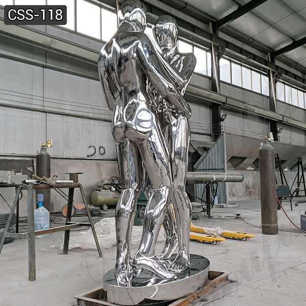 Custom Made Stainless Steel Figurative Metal Sculpture for Sale CSS118