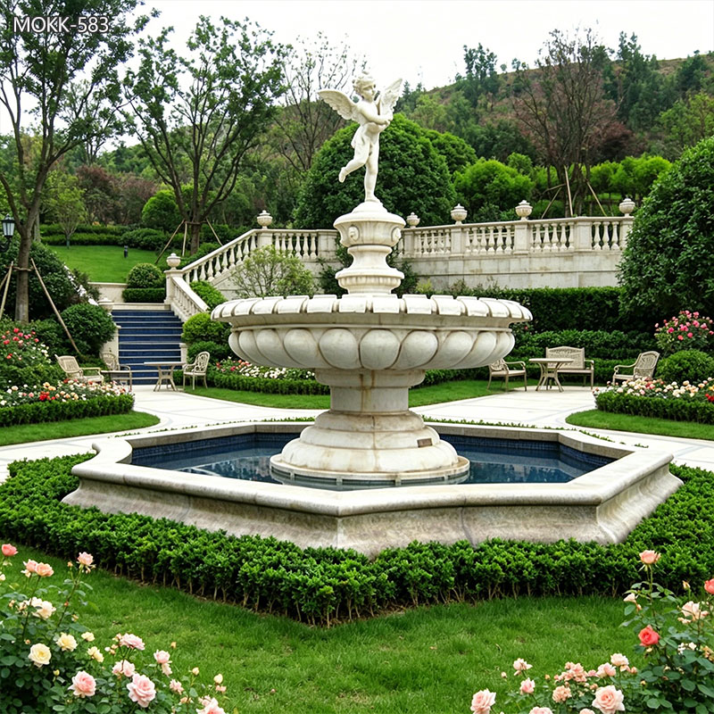 angel water fountain