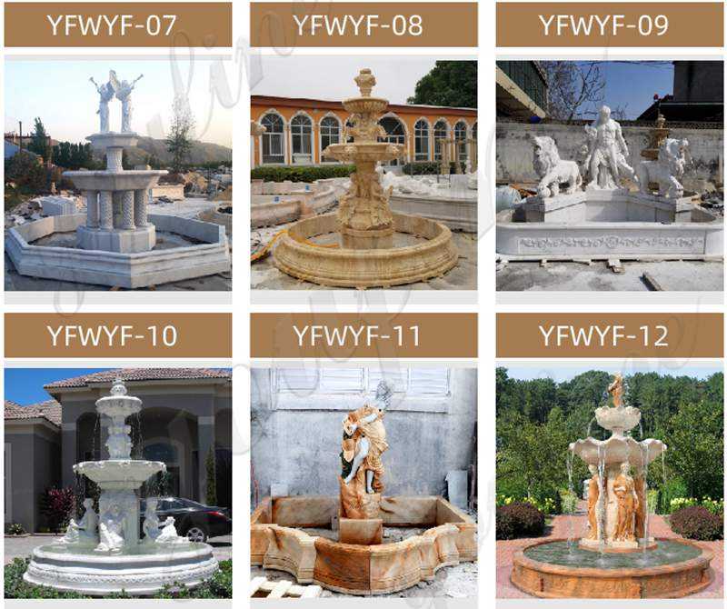 best outdoor water fountains