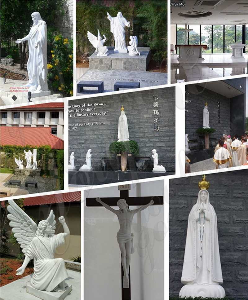 blessed mother statues for outside