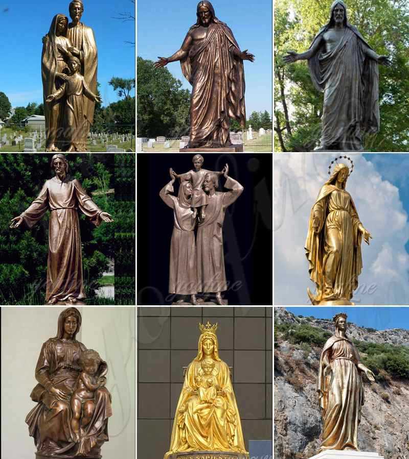 bronze religious statues