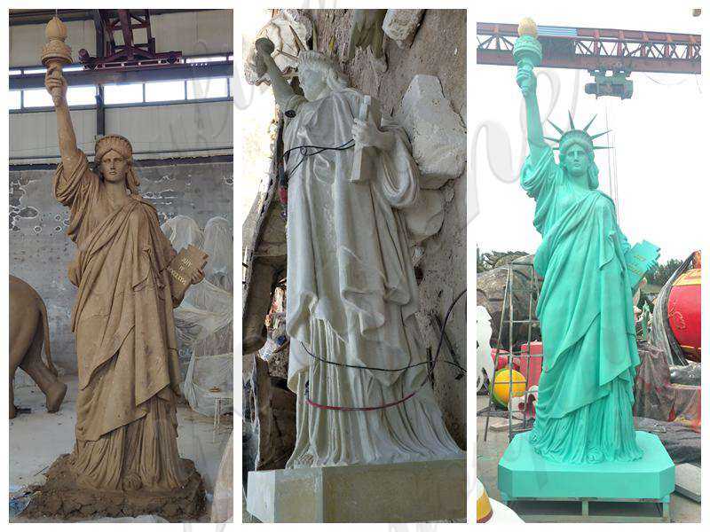 bronze statue of liberty