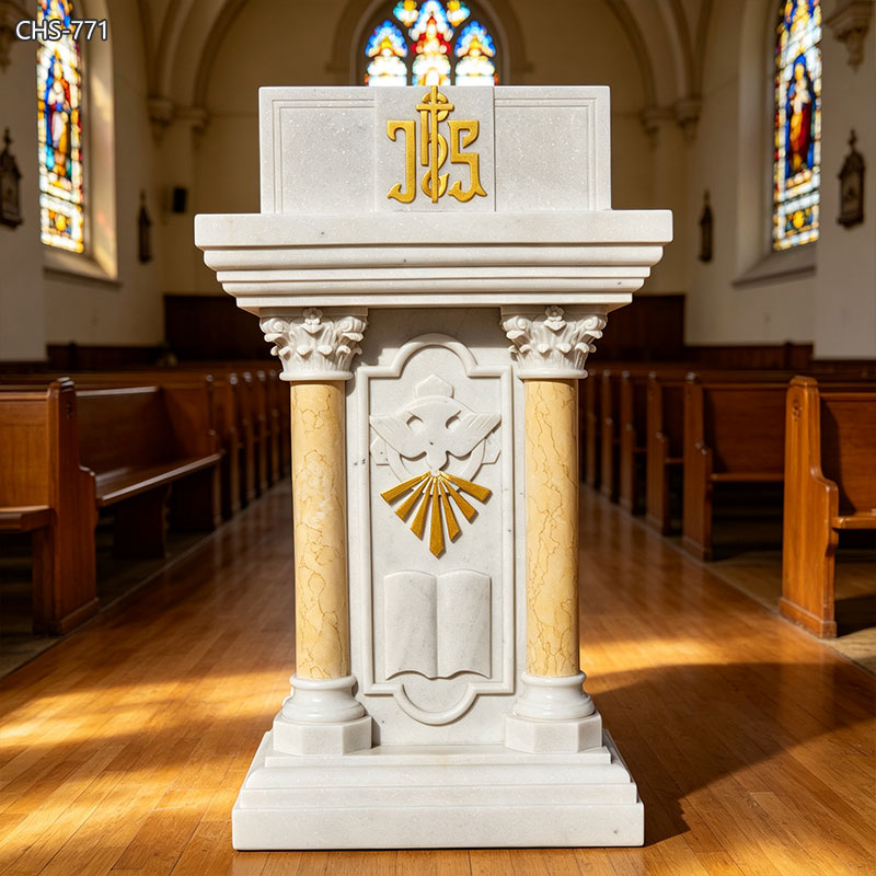 Marble Holy Church Pulpit Design CHS-771