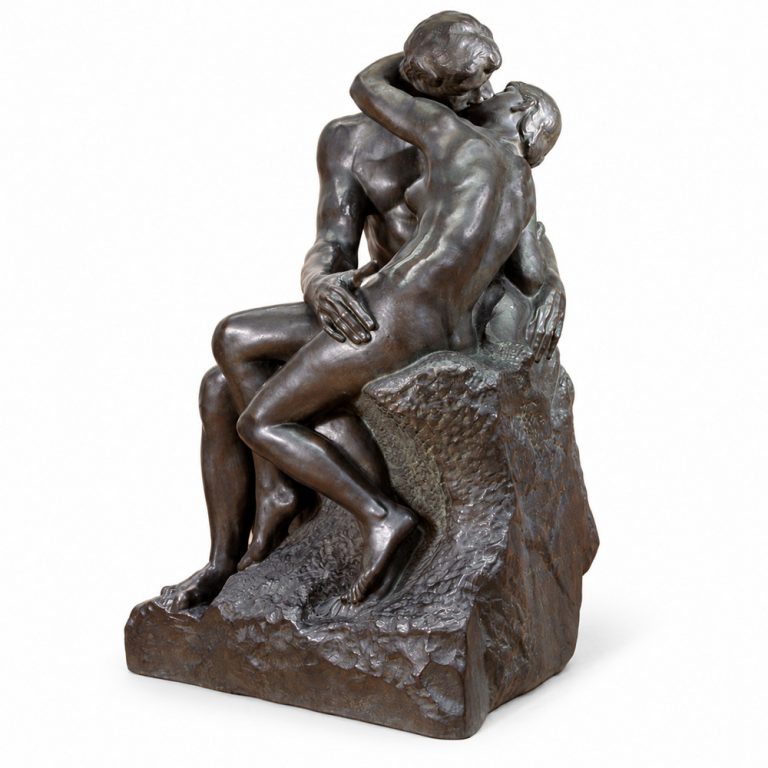 Custom Bronze Rodin The Kiss Sculpture BOKK-701