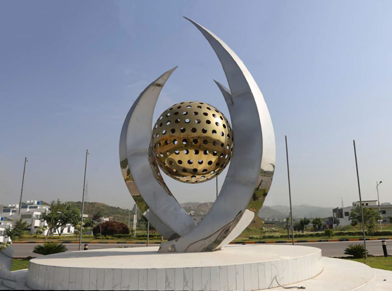 stainless steel sculpture