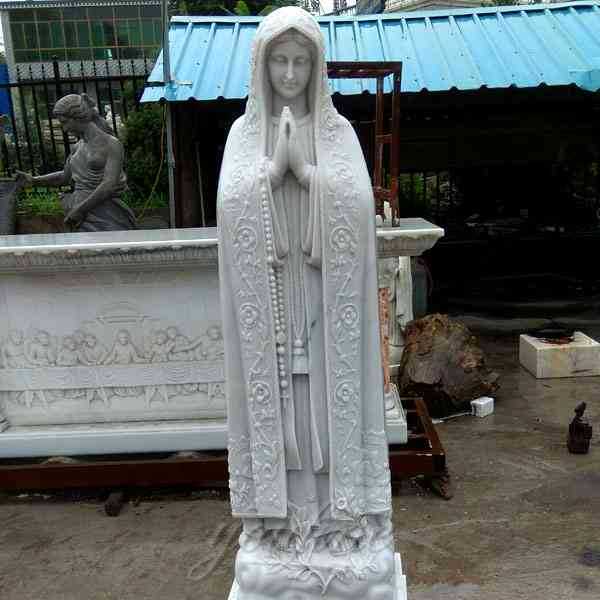 Our Lady of Fatima Marble Statue Professional Factory Manufacturer CHS-714