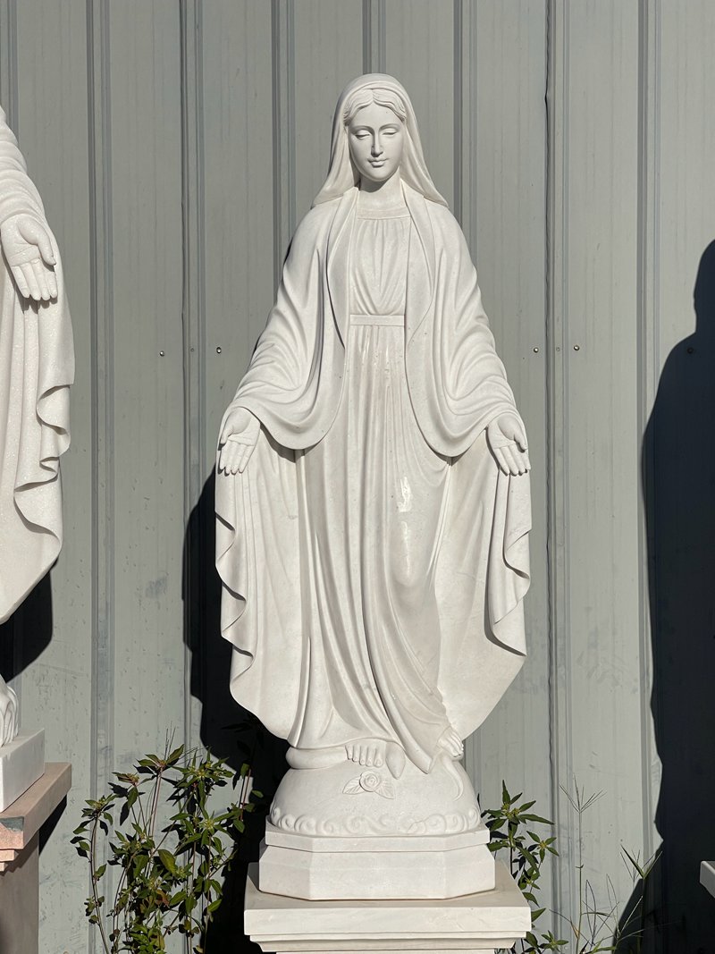 marble mary statue for church - YouFine Sculpture