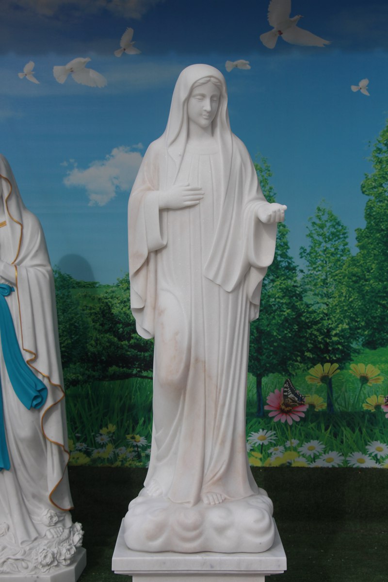 marble mary statue for church - YouFine Sculpture