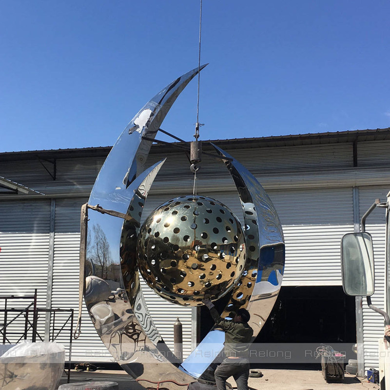 abstract public sculpture
