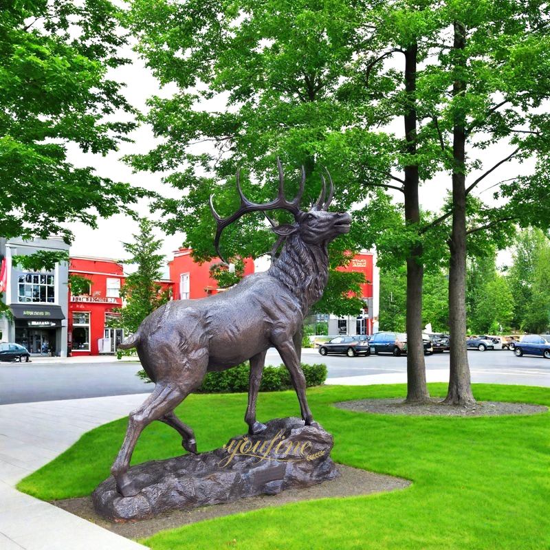reindeer statue outdoor
