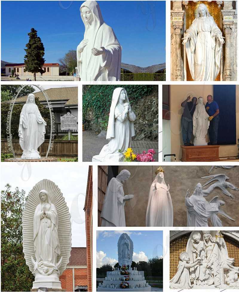 virgin mary statue outdoor