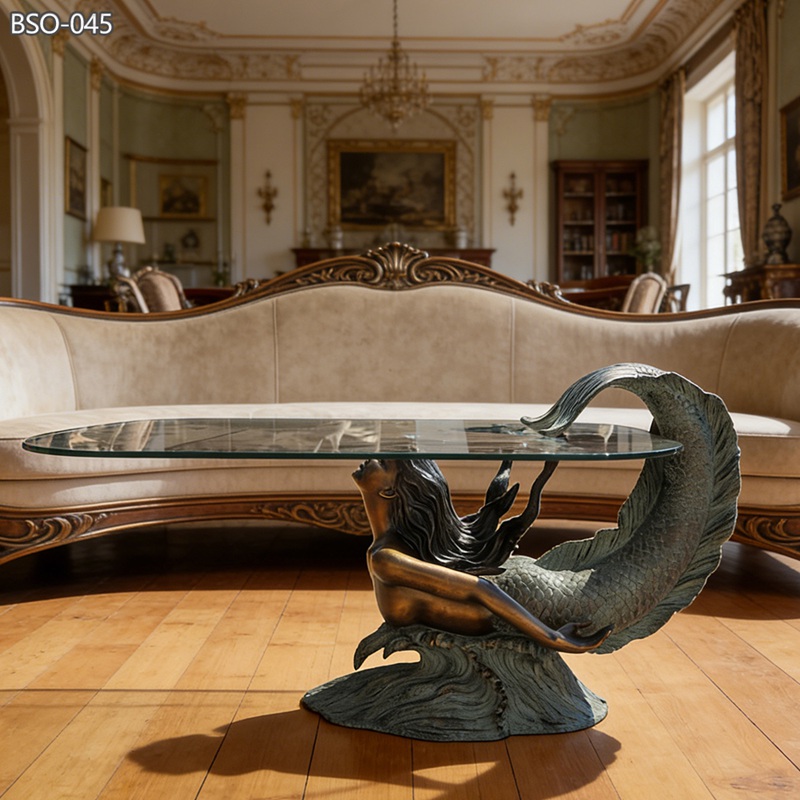 high quality Bronze Mermaid Coffee Table