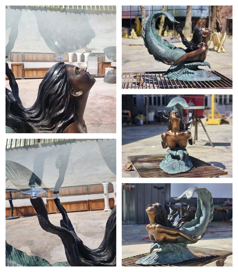 high quality Bronze Mermaid Coffee Table
