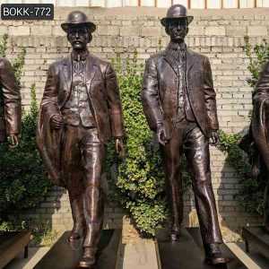 Custom Made Bronze Wilbur and Orville Wright Group Sculpture for Sale