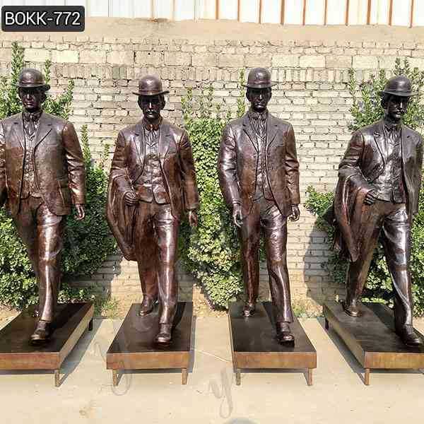 Custom Made Bronze Wilbur and Orville Wright Group Sculpture