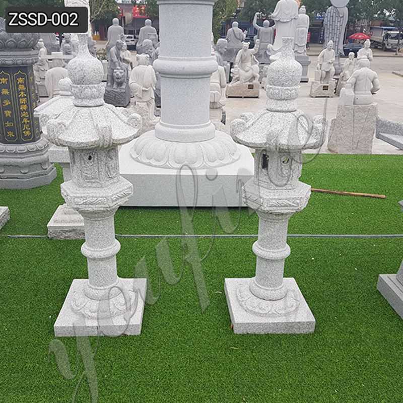 Custom Made Outdoor Granite Tower Lantern for Sale ZSSD-002