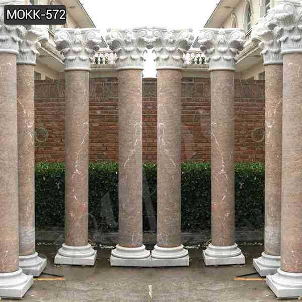 Decorative Natural Stone Roman Corinthian Columns China Supplier MOKK-572
