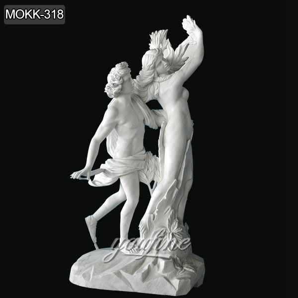 Famous sculptures of Apollo and Daphne from Bernini