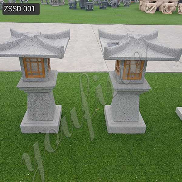 New Design Granite Stone Lamp for Outdoor Garden Decor Supplier ZSSD-001