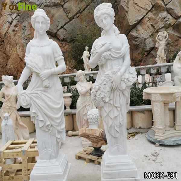 High Quality Life Size Four Seasons Marble Statues for Sale
