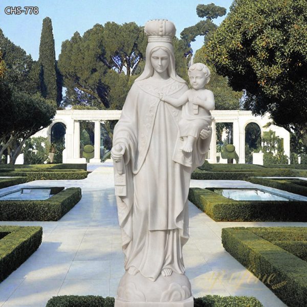 Life Size Our Lady of Mount Saint Carmel Marble Statue for Sale CHS-778