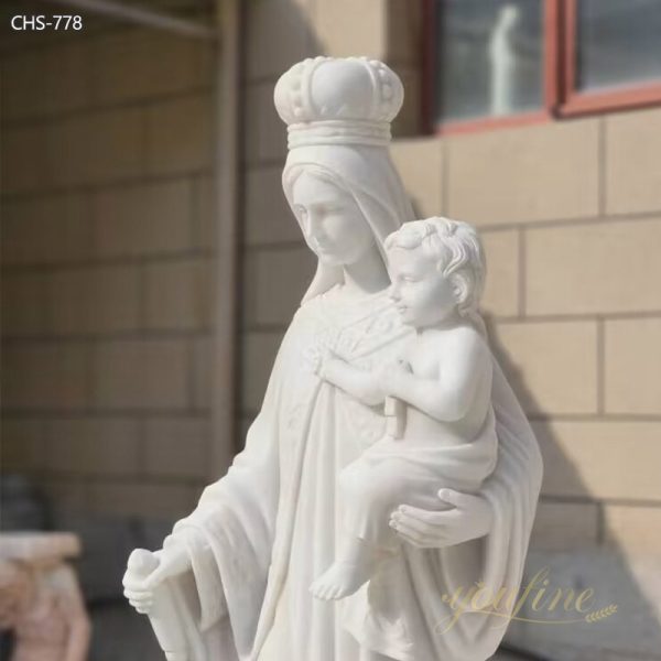Life Size Our Lady of Mount Saint Carmel Marble Statue for Sale CHS-778