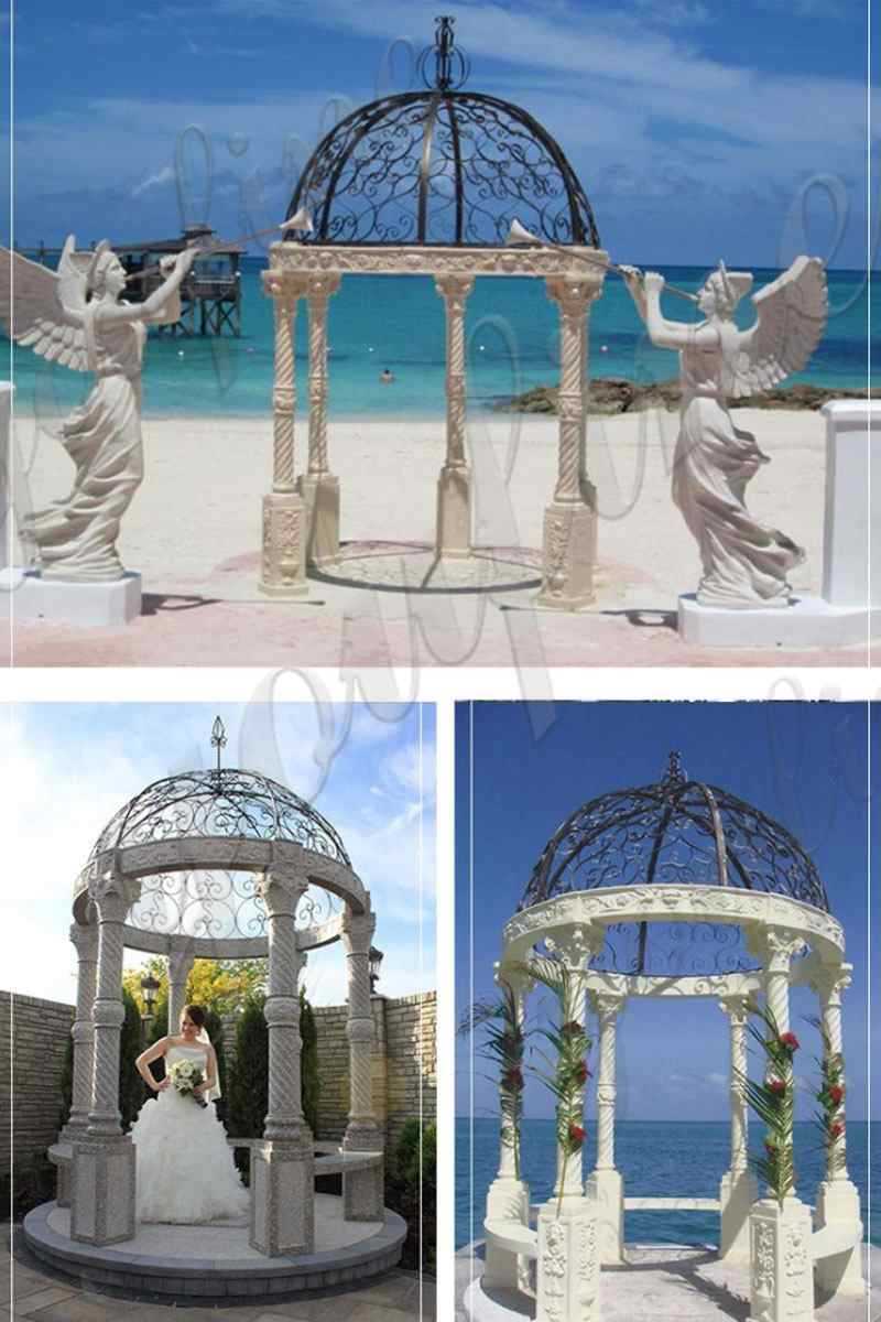 Marble Gazebo for Wedding Decorations